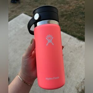 Highlighter Pink HydroFlask SS tumbler